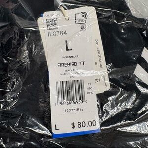 adidas women Primegreen Essentials Warm-Up 3-Stripes Track Jacket Zip Up Size L